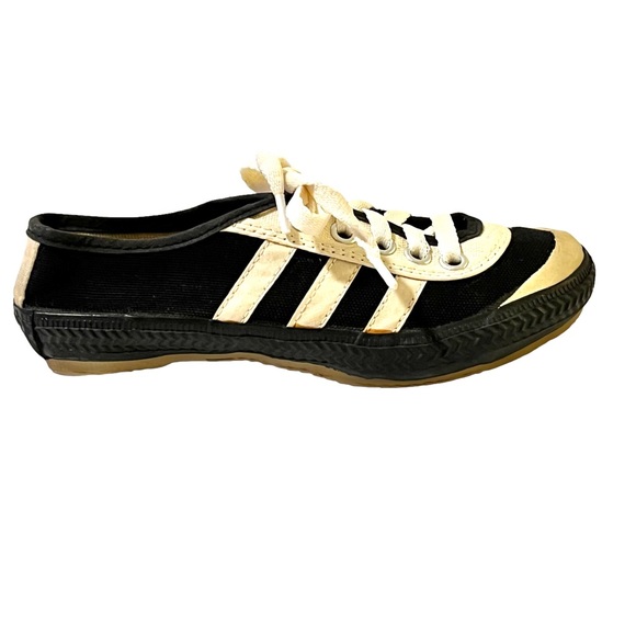 Vintage Children’s Canvas Stripe Track shoes - Picture 4 of 11